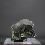 Rene Lalique topaz sanglier mascot