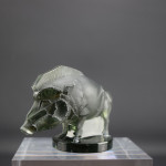 Rene Lalique topaz sanglier mascot