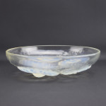 Rene Lalique opalescent vernon shallow bowl