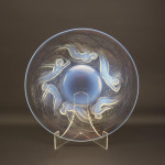 Rene Lalique opalescent Ondines plate
