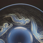 Rene Lalique opalescent Ondines plate