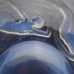Rene Lalique opalescent Ondines plate