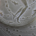 Rene Lalique Une Figurine Et Fleurs Plate