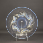 Rene Lalique opalescent Ondines plate