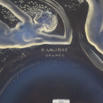 Rene Lalique opalescent Ondines plate