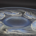 Rene Lalique opalescent Ondines plate