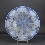 Rene Lalique large opalescent Oeillets shallow Bowl