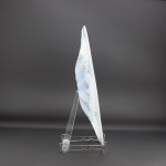 Rene Lalique large opalescent Oeillets shallow Bowl