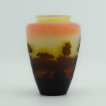 Galle landscape vase