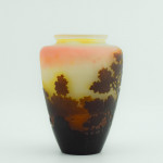 Galle landscape vase