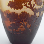 Galle landscape vase