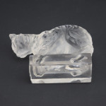 Rene Lalique chat (cat) paperweight