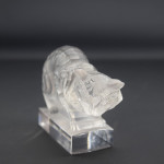 Rene Lalique chat (cat) paperweight