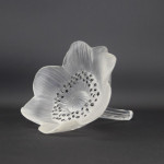 Rene Lalique Anemone ouverte flower paperweight