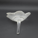 Rene Lalique Anemone ouverte flower paperweight