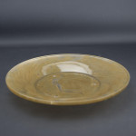 Rene Lalique Une Figurine Et Fleurs Plate