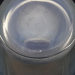 Rene Lalique opalescent & blue stained Ceylan vase