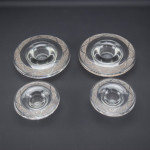 Rene Lalique Set of two Riquewihr candlesticks