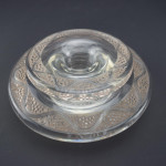 Rene Lalique Set of two Riquewihr candlesticks