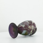 Galle cameo glass footed landscape vase