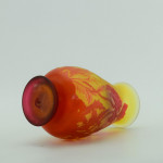 Galle cameo poppy footed vase