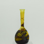 Galle Landscape banjo cameo glass vase