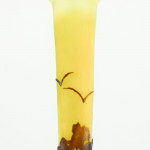 Galle Landscape banjo cameo glass vase