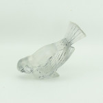 Rene Lalique paperweight Moineau Hardi