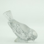 Rene Lalique paperweight Moineau Hardi
