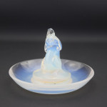 Rene Lalique opalescent Souris (mouse) ashtray