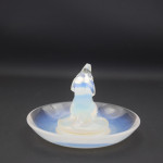 Rene Lalique opalescent Souris (mouse) ashtray
