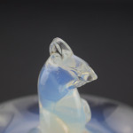 Rene Lalique opalescent Souris (mouse) ashtray
