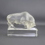 Rene Lalique Taureau paperweight