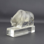 Rene Lalique Taureau paperweight