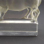 Rene Lalique Taureau paperweight