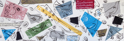 Bird Collage with Music
