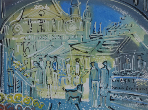Market at Richelieu from Les Halles