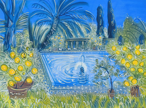 Villa Oasis Reflecting Pool