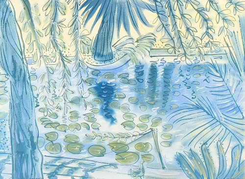 Jardin Majorelle, Reflections