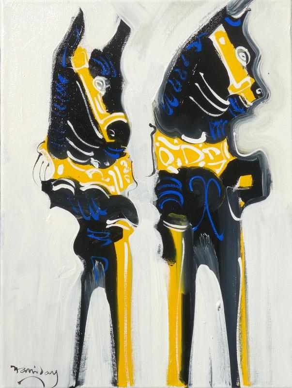 Stiltwalkers in Costume