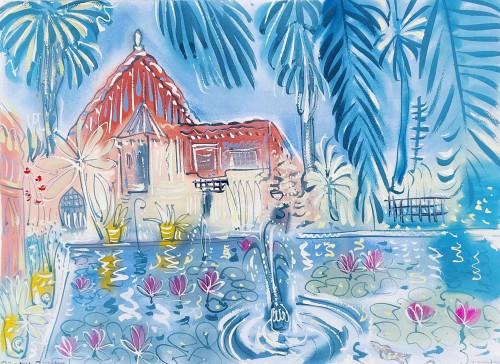 Fountain at Villa Oasis