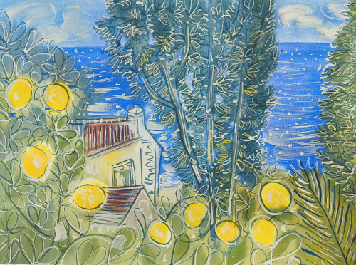 The Atlantic from Villa Mabrouka