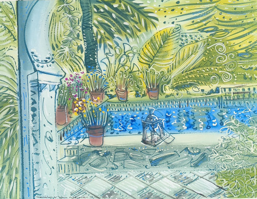 The Pool at Villa Mabrouka Tangier