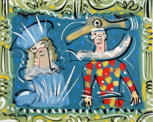 Venice, at La Fenice during Carnival.