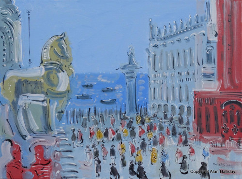 The Piazzetta from the Loggia dei Cavalli, Venice