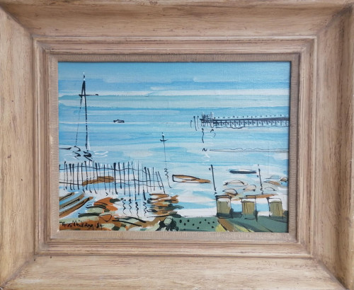 Southport Pier, oil on canvas, 1984