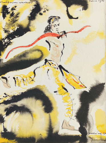 Polovtsian Warrior with bow, from Prince Igor