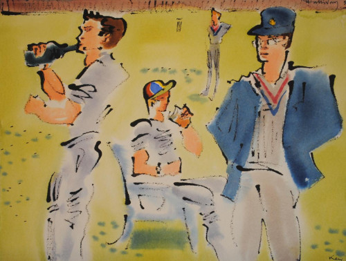 'Cricket at Kew II'