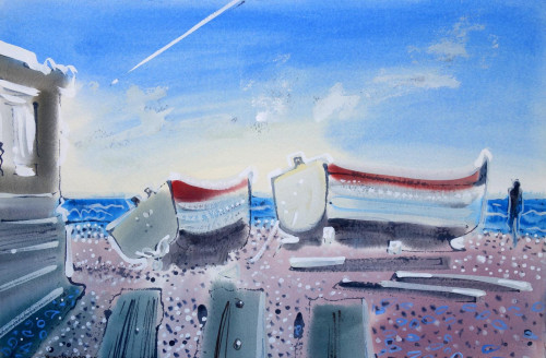 Boats on Aldeburgh Beach