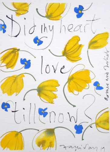 Shakespseare Valentine IV, Did my heart love...